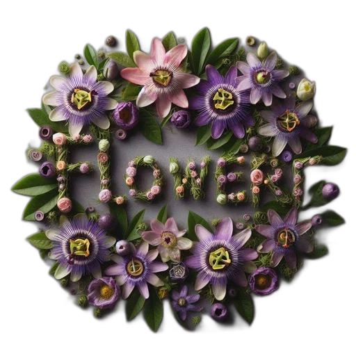 flower, jewelry, crown, 3d render transparent PNG cut-out