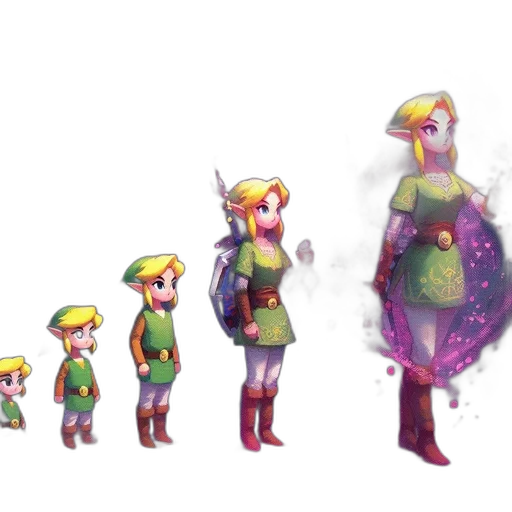dress, staff, weapon, crown transparent PNG cut-out
