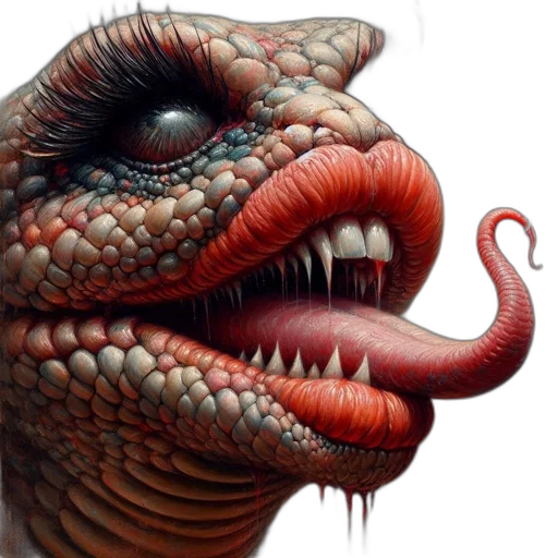 dragon, creature, mask, face transparent PNG cut-out