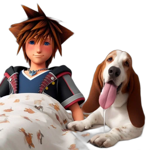 animal, 3d render, concept art, anime transparent PNG cut-out