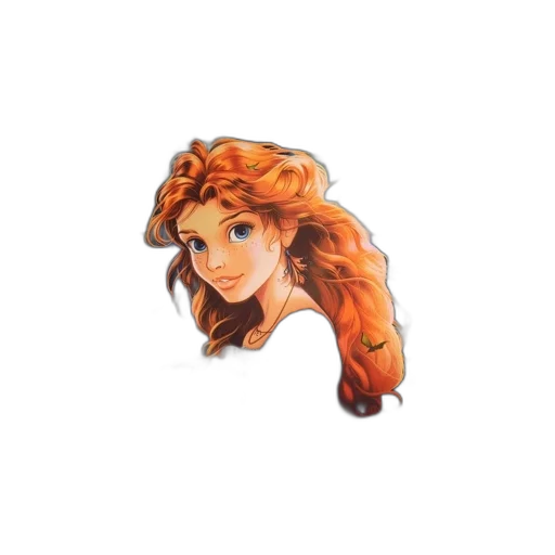 hair, crown, face, animal transparent PNG cut-out
