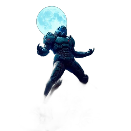 jacket, creature, mask, robot transparent PNG cut-out