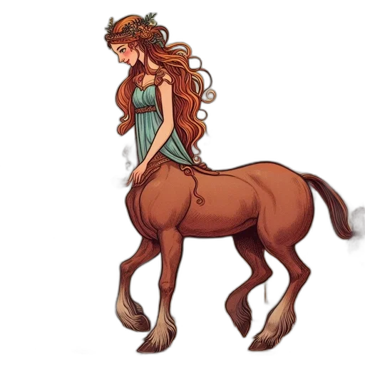 dress, animal, fantasy art, concept art transparent PNG cut-out