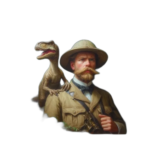 hat, staff, animal, creature transparent PNG cut-out