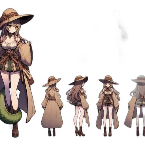 staff, hat, weapon, concept art transparent PNG cut-out