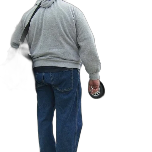 jacket, staff, hat, umbrella transparent PNG cut-out