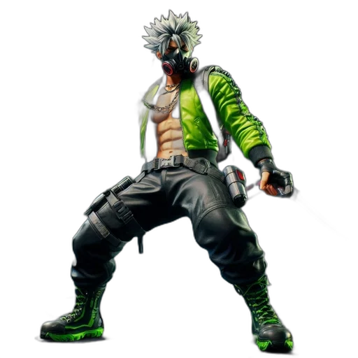 jacket, creature, concept art, 3d render transparent PNG cut-out
