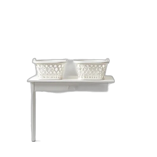 furniture, 3d render, monochrome, white transparent PNG cut-out