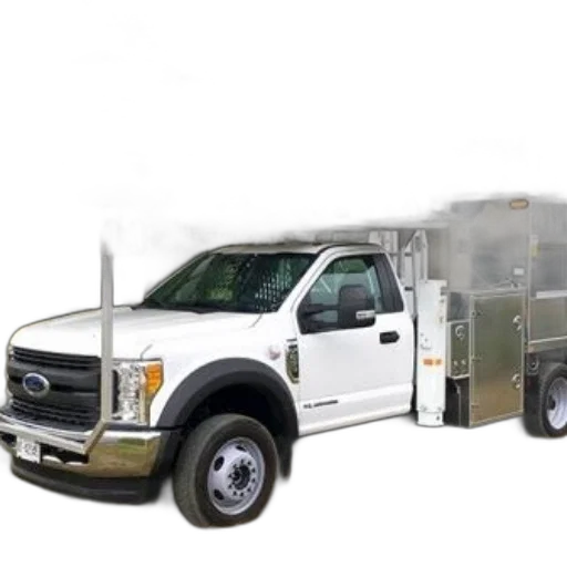 white, ford, truck, equipped transparent PNG cut-out