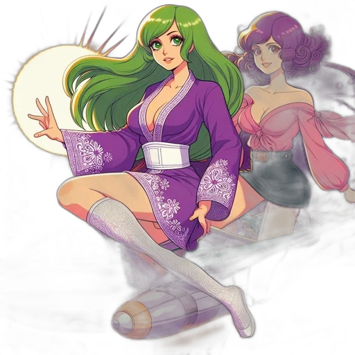 fantasy art, concept art, watercolor, pixel art transparent PNG cut-out