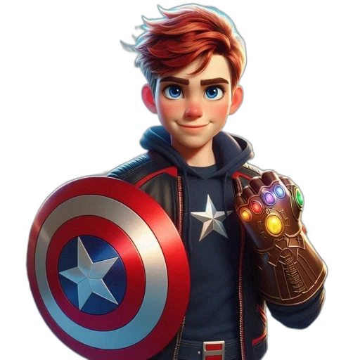 weapon, staff, jacket, face transparent PNG cut-out