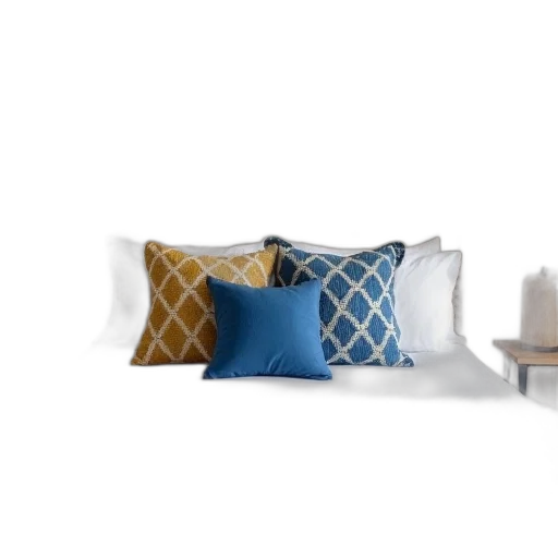 furniture, 3d render, photorealistic, blue transparent PNG cut-out