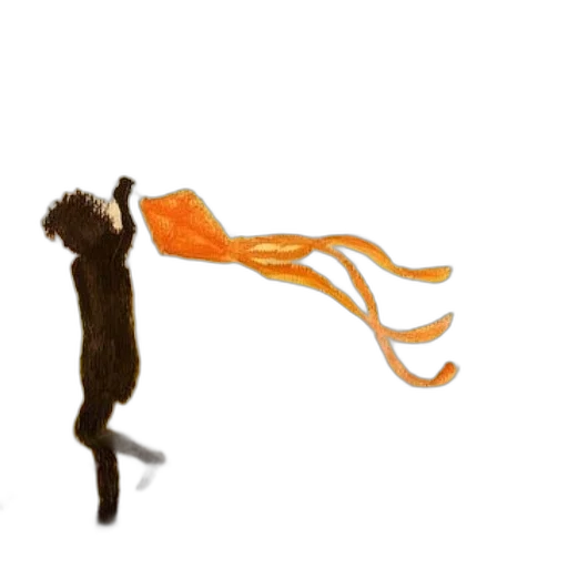 staff, hair, dress, umbrella transparent PNG cut-out