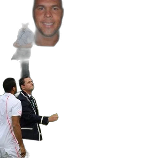 jacket, face, staff, dress transparent PNG cut-out