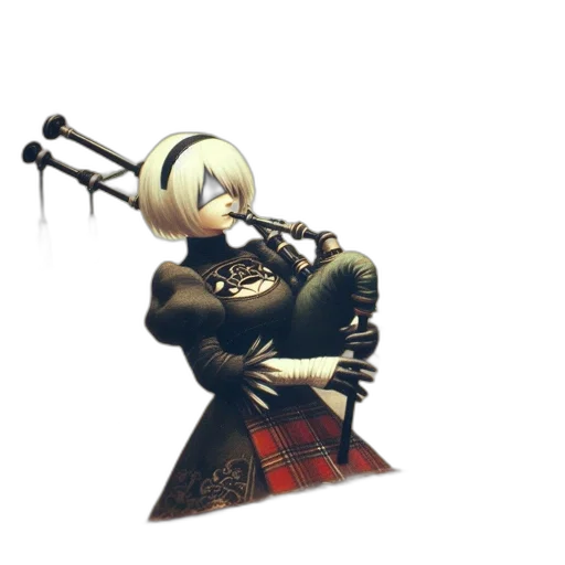 weapon, robot, sword, staff transparent PNG cut-out
