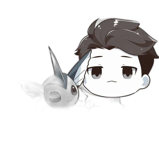 creature, mask, dragon, staff transparent PNG cut-out