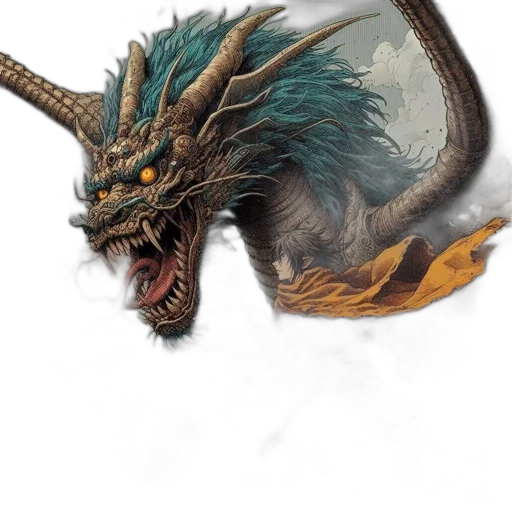 dragon, creature, animal, mask transparent PNG cut-out