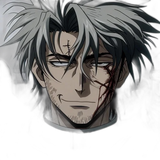 face, mask, anime, comic book art transparent PNG cut-out