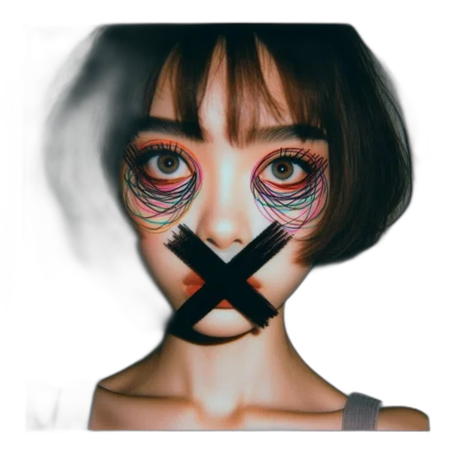 mask, face, robot, creature transparent PNG cut-out