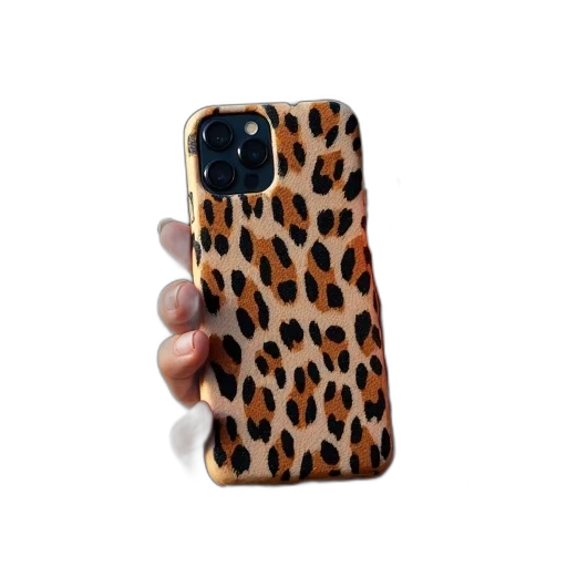 animal, leopard, print, phone transparent PNG cut-out
