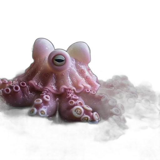 creature, animal, mask, 3d render transparent PNG cut-out