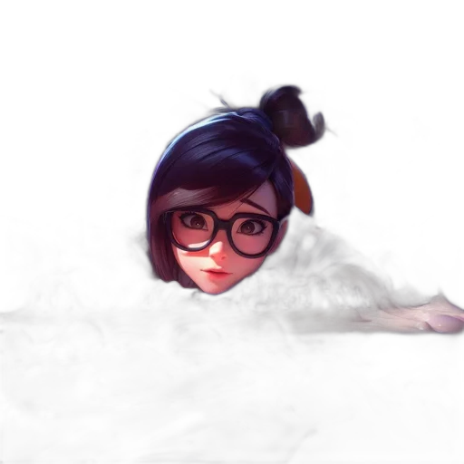 face, creature, dress, staff transparent PNG cut-out