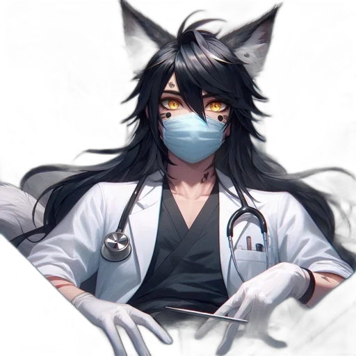 staff, mask, anime, concept art transparent PNG cut-out