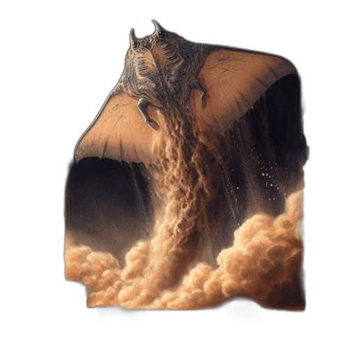 dragon, jacket, dress, creature transparent PNG cut-out