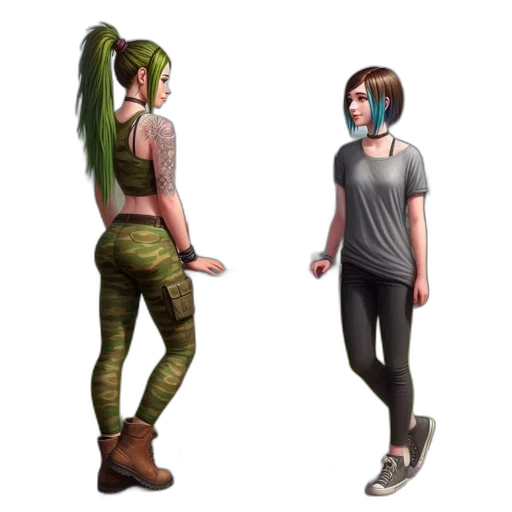 concept art, 3d render, pixel art, cyberpunk transparent PNG cut-out
