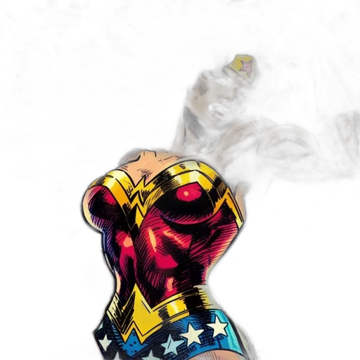 comic book art, concept art, cartoon, pixel art transparent PNG cut-out