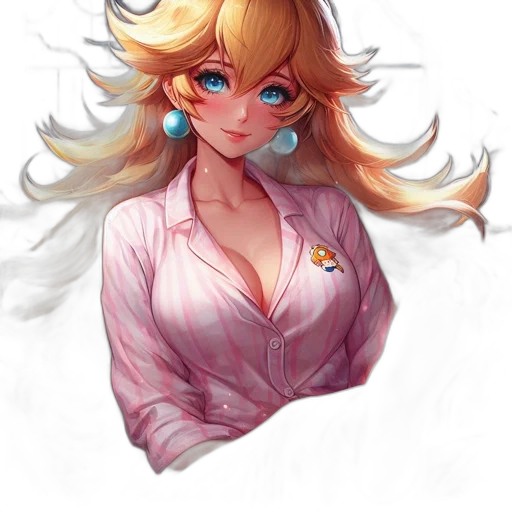 staff, dress, face, hair transparent PNG cut-out