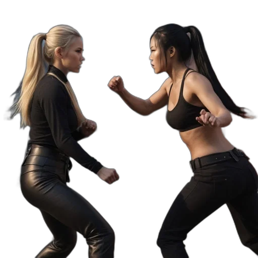 concept art, 3d render, photorealistic, two transparent PNG cut-out