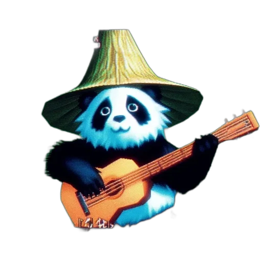 animal, hat, staff, creature transparent PNG cut-out