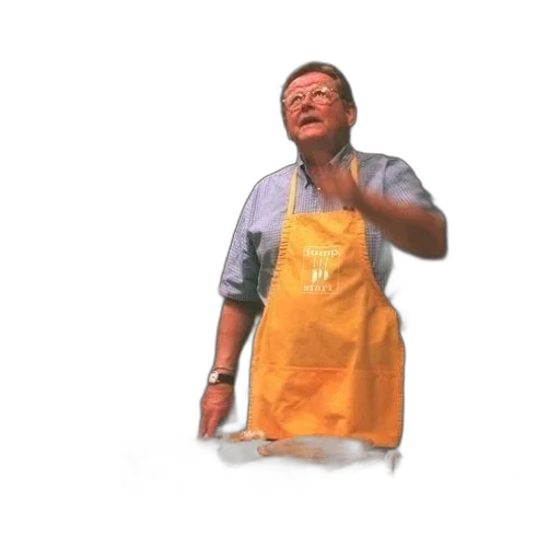 food, staff, man, wearing transparent PNG cut-out