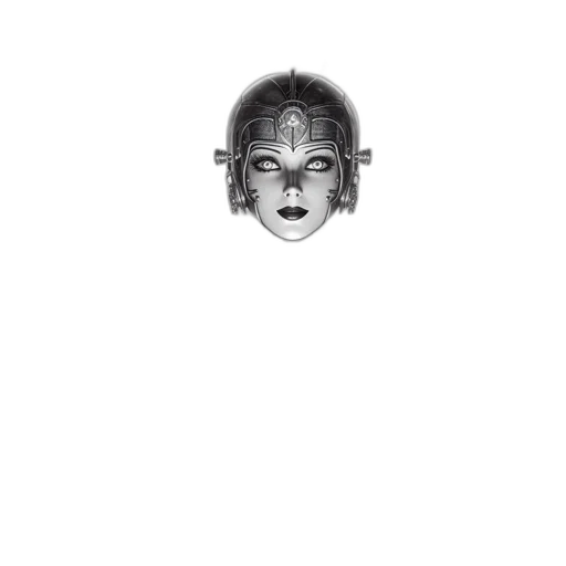 mask, face, robot, crown transparent PNG cut-out