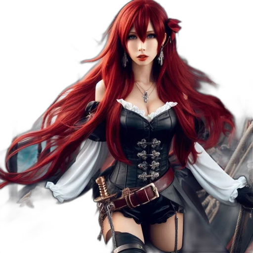 sword, fantasy art, concept art, 3d render transparent PNG cut-out