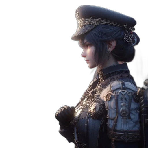 crown, hat, staff, face transparent PNG cut-out