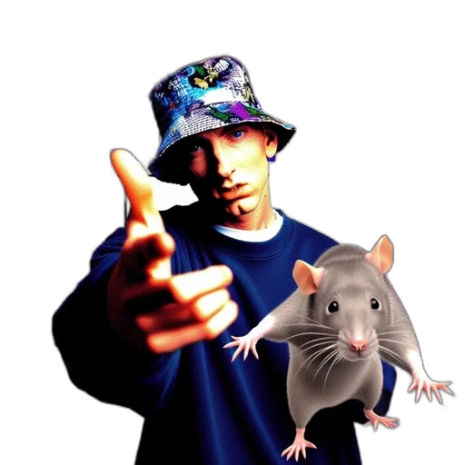 animal, hat, creature, photorealistic transparent PNG cut-out