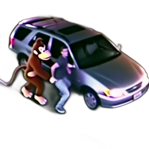 car, animal, staff, concept art transparent PNG cut-out