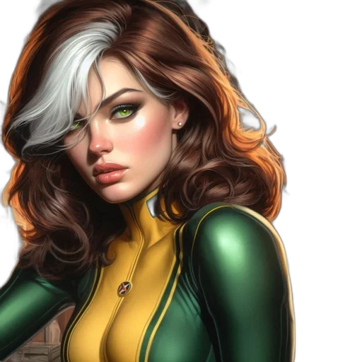 comic book art, concept art, fantasy art, photorealistic transparent PNG cut-out