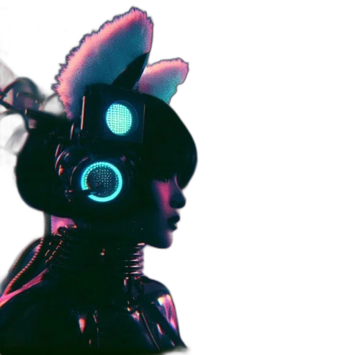 robot, mask, crown, creature transparent PNG cut-out