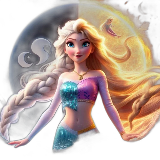 fantasy art, concept art, 3d render, comic book art transparent PNG cut-out