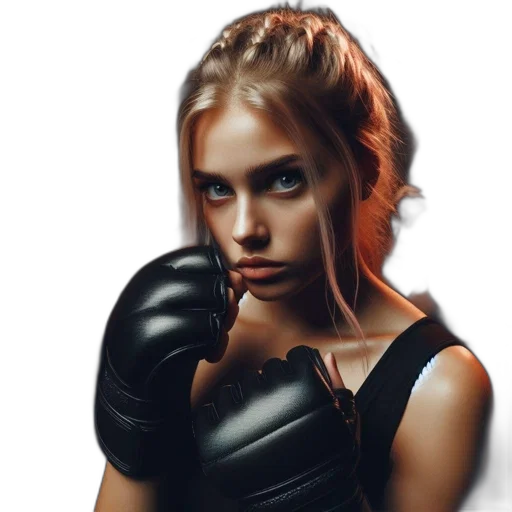 jacket, face, weapon, photorealistic transparent PNG cut-out