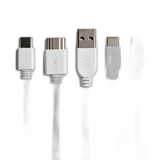 collection, various, computer, cables transparent PNG cut-out