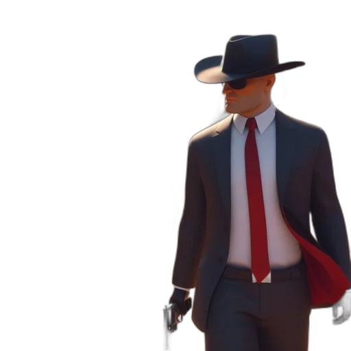 hat, staff, jacket, concept art transparent PNG cut-out