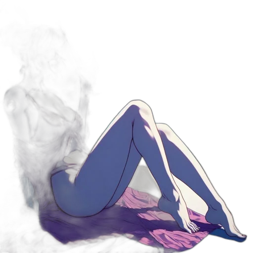 dress, mask, creature, staff transparent PNG cut-out