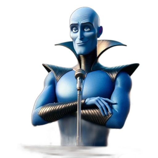 robot, staff, mask, sword transparent PNG cut-out