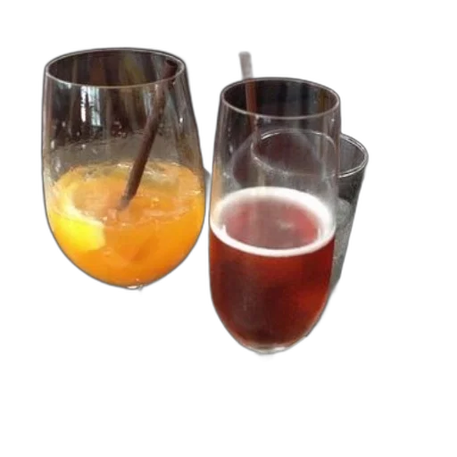 food, 3d render, two, glasses transparent PNG cut-out