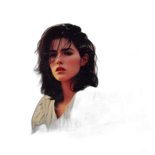 face, jacket, photorealistic, oil painting transparent PNG cut-out