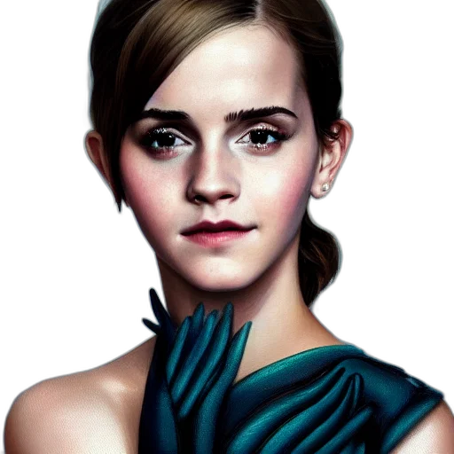 dress, face, jewelry, photorealistic transparent PNG cut-out